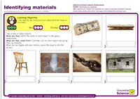 Outstanding Science Year 2 - Uses of everyday materials | Identifying Materials